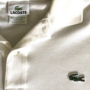 Men’s Lacoste long sleeve polo